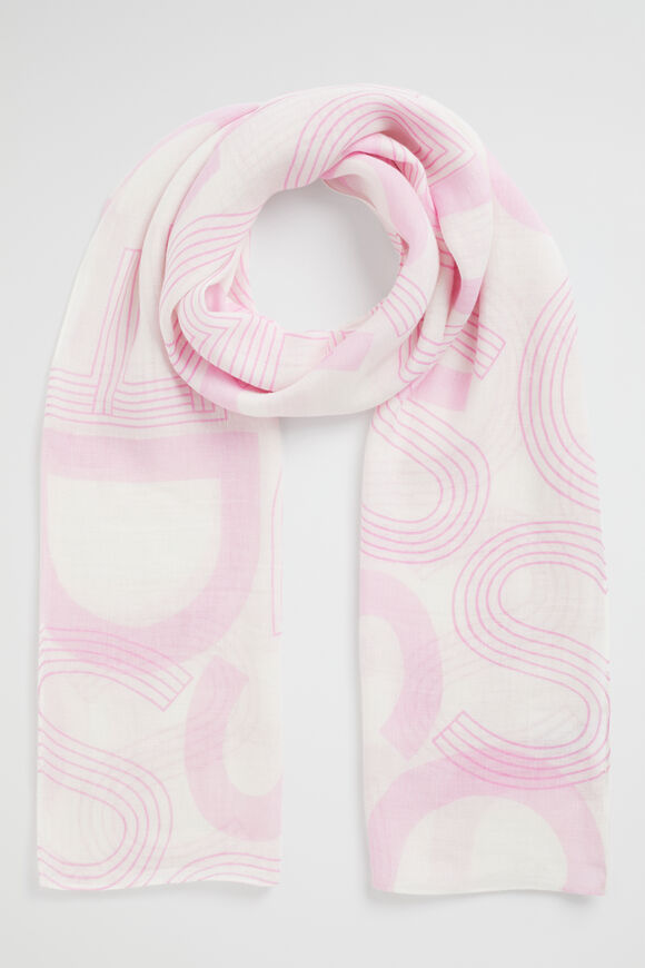 Logo Summer Scarf  Soft Orchid Logo  hi-res