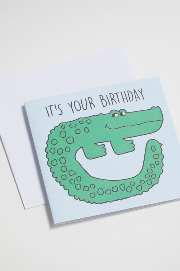 Dinosaur Birthday Card  Multi  hi-res