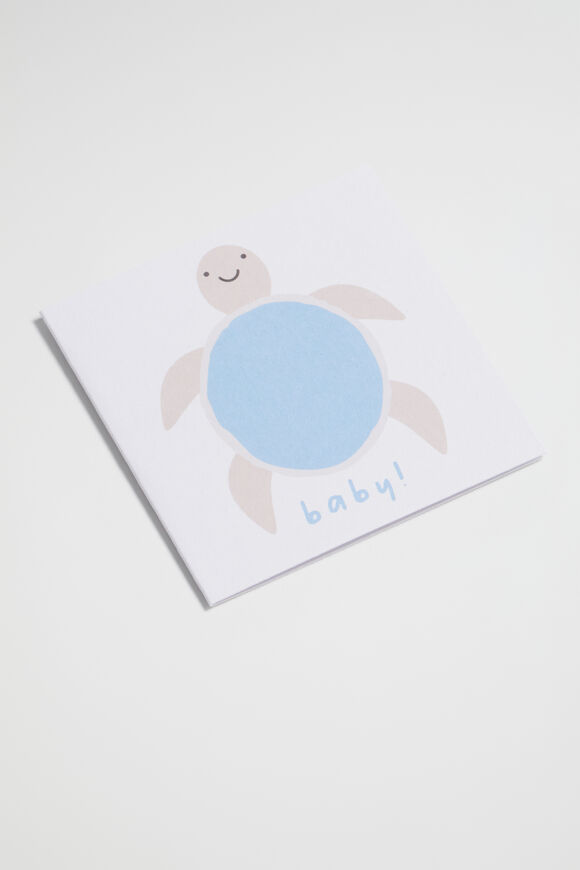 Turtle Baby Card  Multi  hi-res