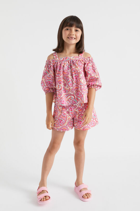Paisley Top  Fuchsia  hi-res