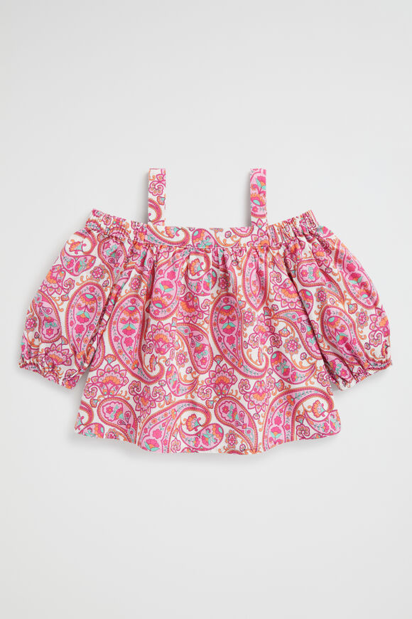 Paisley Top  Fuchsia  hi-res