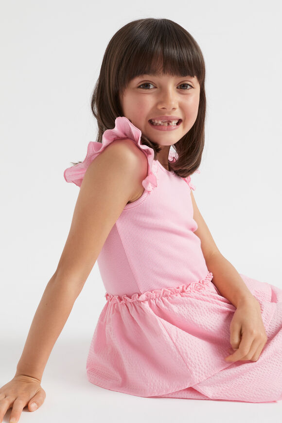 Splice Tank Dress  Candy Pink  hi-res