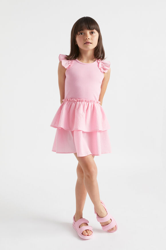 Splice Tank Dress  Candy Pink  hi-res