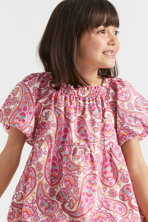 Paisley Dress  Fuchsia  hi-res