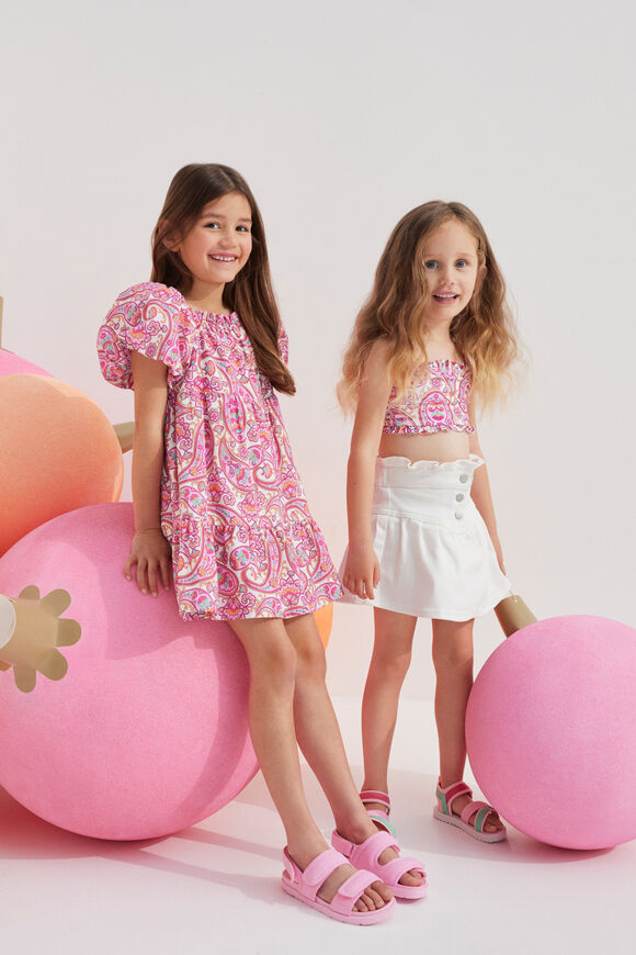 Paisley Dress  Fuchsia  hi-res