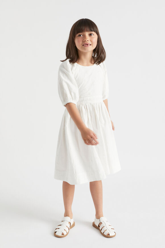 Embroidered Dress  Vintage White  hi-res