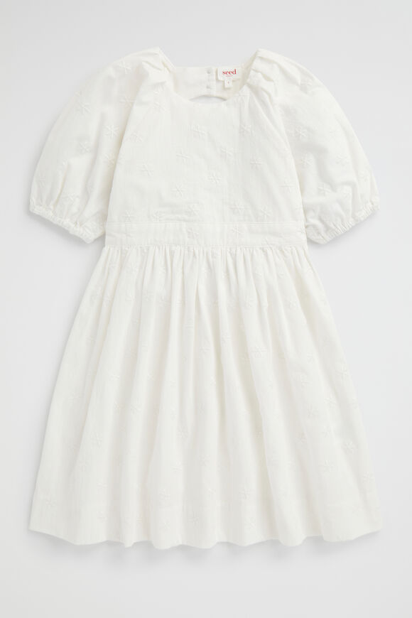 Embroidered Dress  Vintage White  hi-res