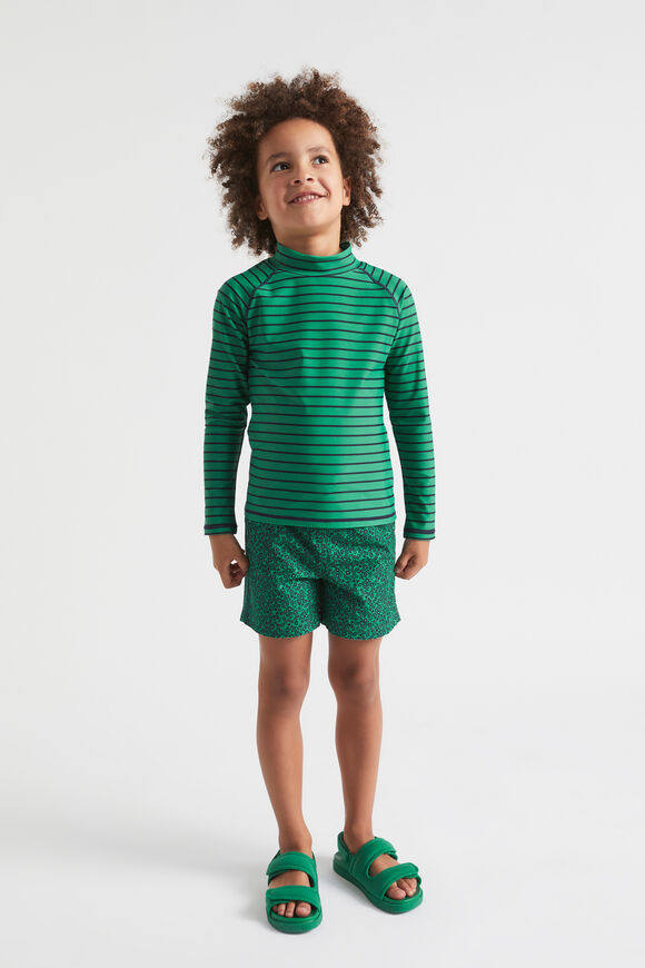 Stripe Rashvest  Palm Green  hi-res