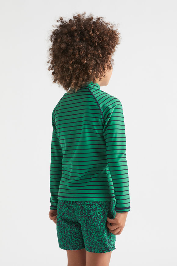 Stripe Rashvest  Palm Green  hi-res