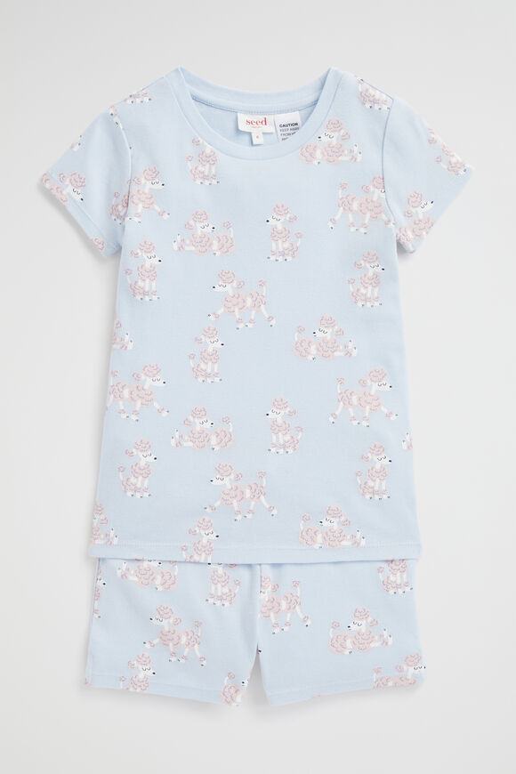Poodle Pyjama  Baby Blue  hi-res