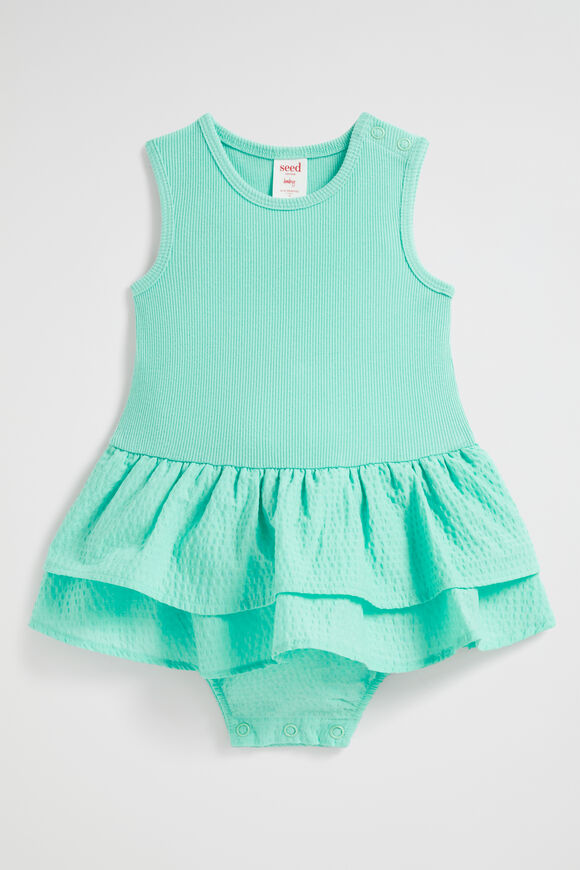 Splice Romper  Spearmint  hi-res