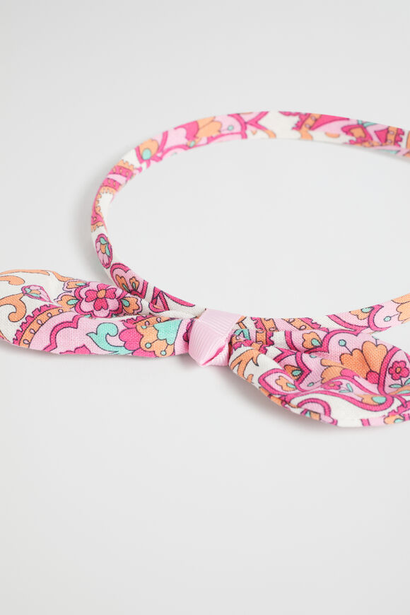 Paisley Bow Headband  Multi  hi-res