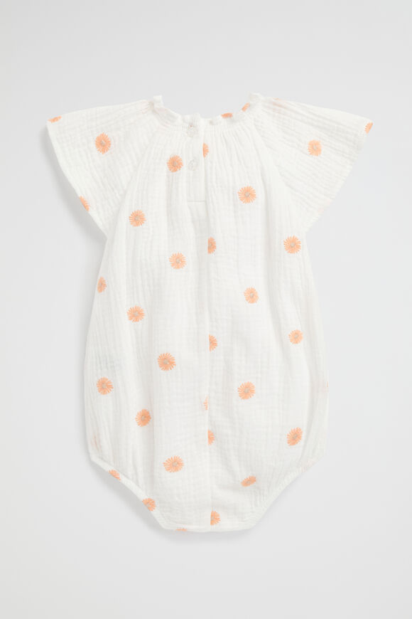 Embroidered Romper  Canvas  hi-res