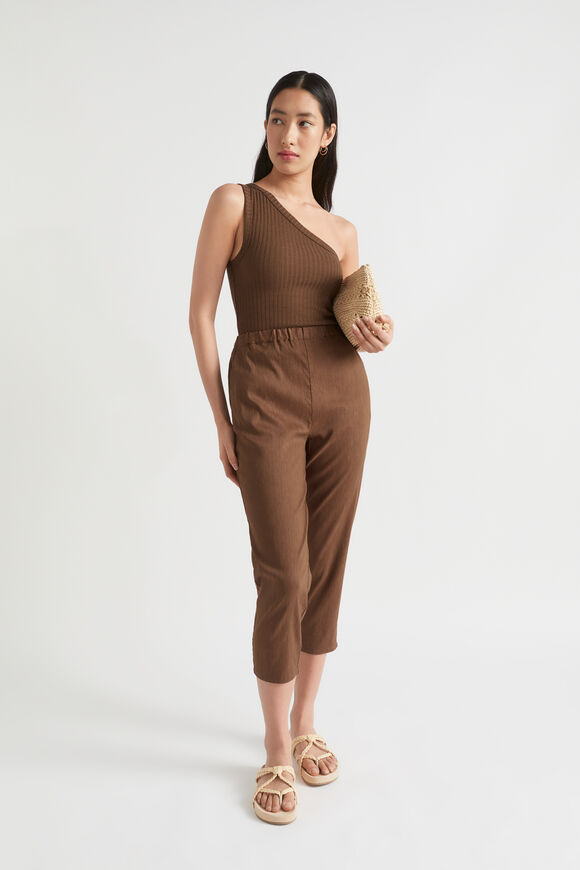 Slim Leg Pant  Pecan Brown  hi-res