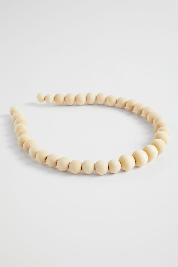 Wood Ball Headband  Wood  hi-res