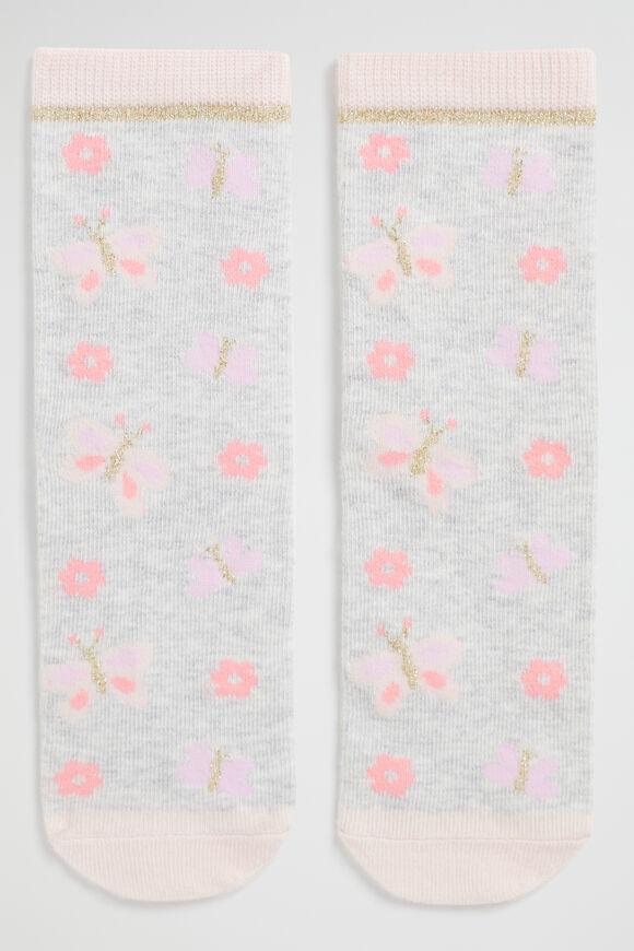 Butterfly Sock  Multi  hi-res