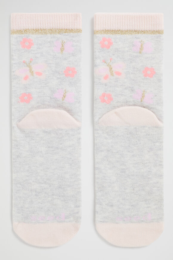 Butterfly Sock  Multi  hi-res