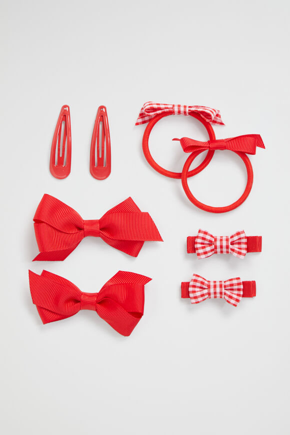 School Hair Pack  Red  hi-res