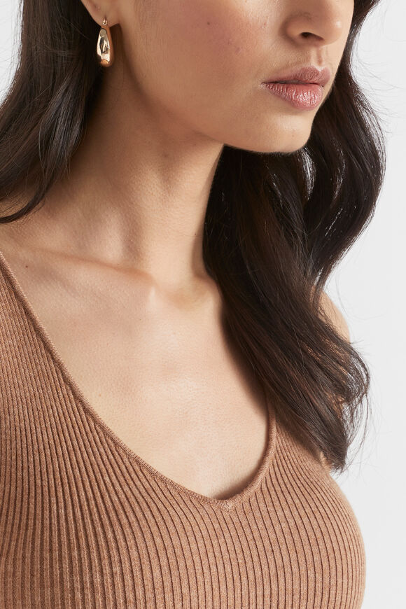 Marle Knit Top  Auburn Marle  hi-res