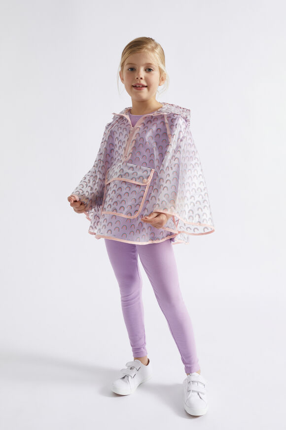 Rainbow Rain Poncho  Multi  hi-res