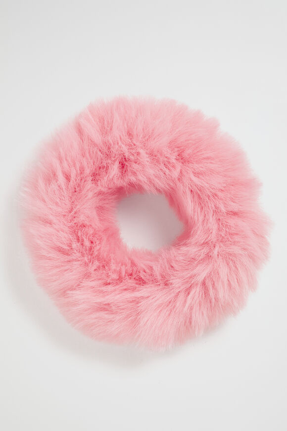 Faux Fur Scrunchie  Camelia  hi-res