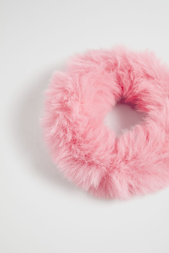 Faux Fur Scrunchie  Camelia  hi-res