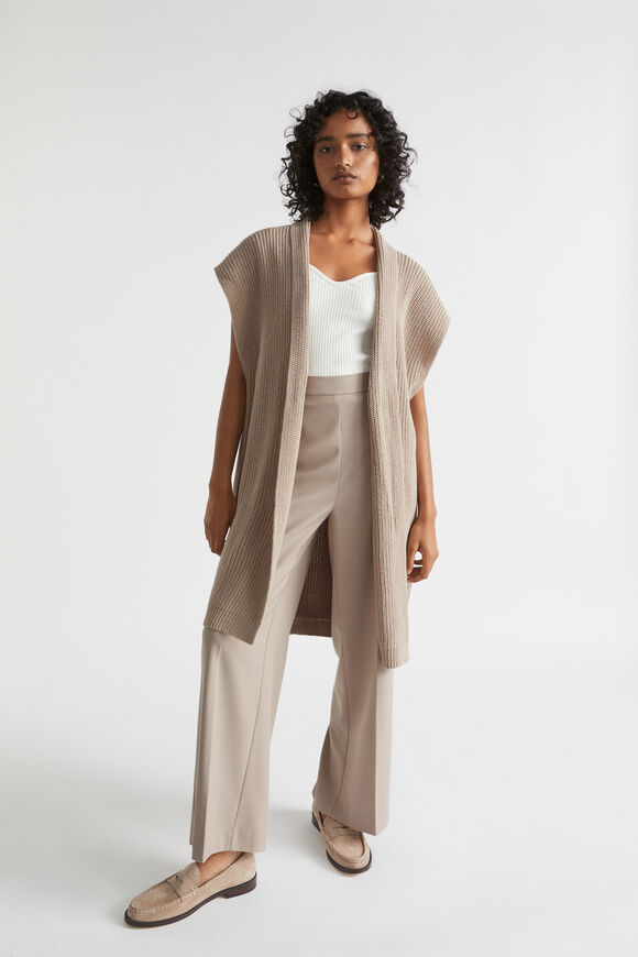 Wool Knit Gilet  Light Storm  hi-res