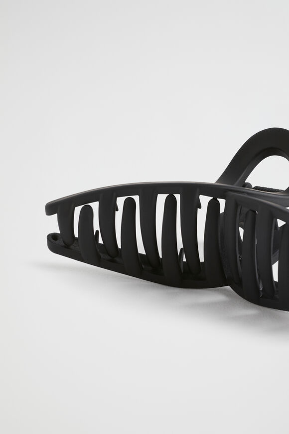 Curved Hair Claw  Black  hi-res