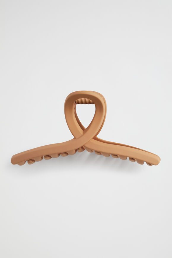 Curved Hair Claw  Deep Brass  hi-res