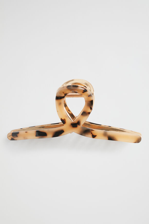 Curved Resin Claw  Milky Tort  hi-res