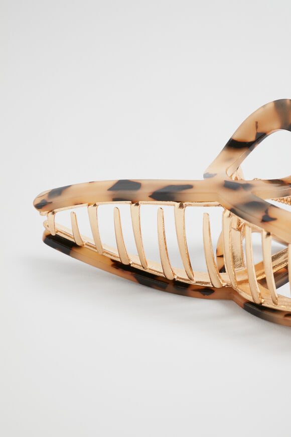 Curved Resin Claw  Milky Tort  hi-res