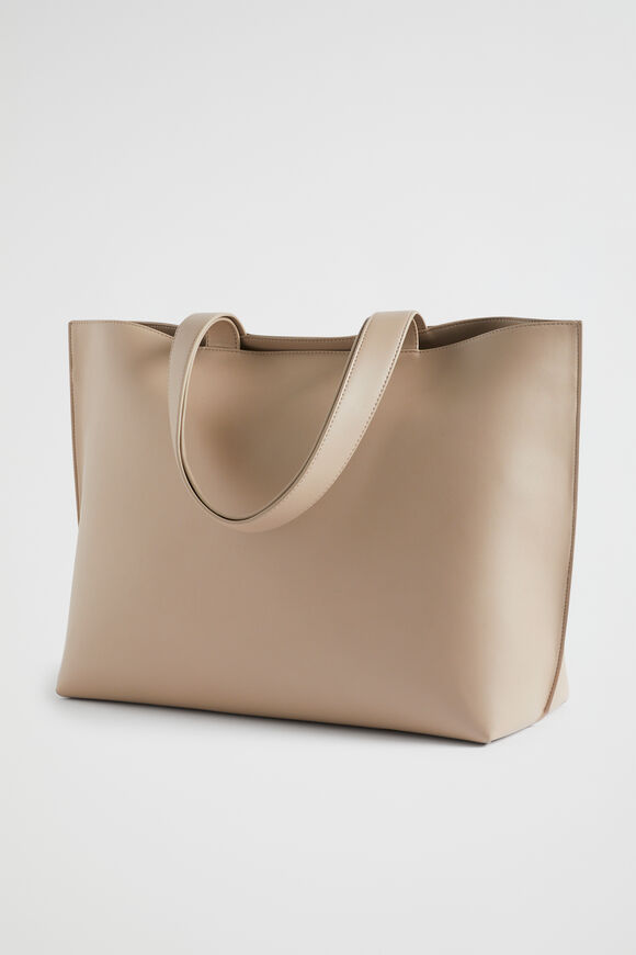 Logo Detail Tote  Storm  hi-res