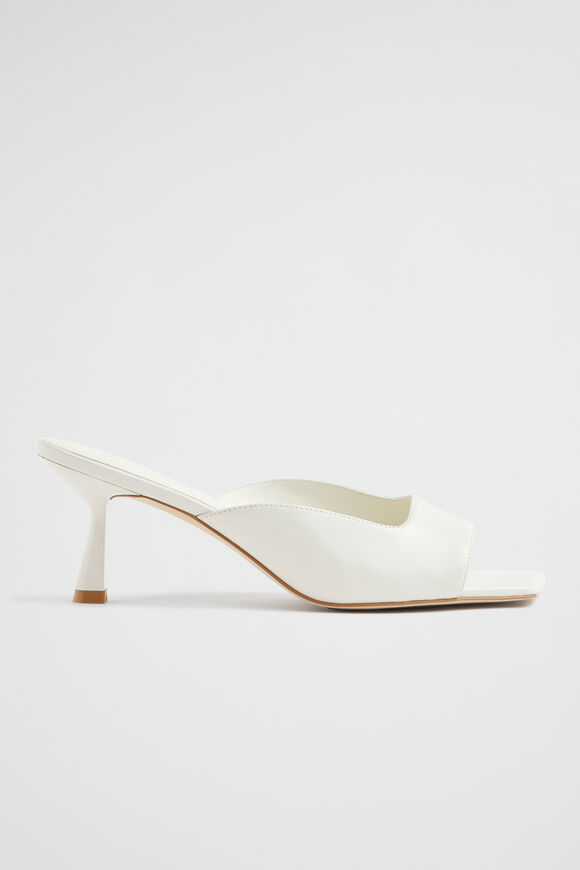 Kaya Peeptoe Mule  Bone  hi-res