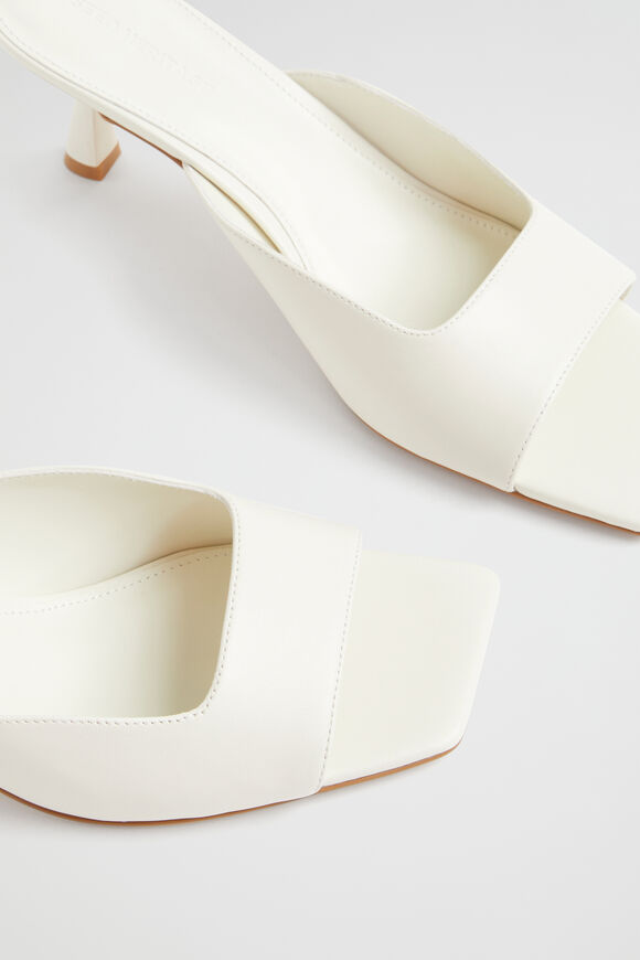 Kaya Peeptoe Mule  Bone  hi-res