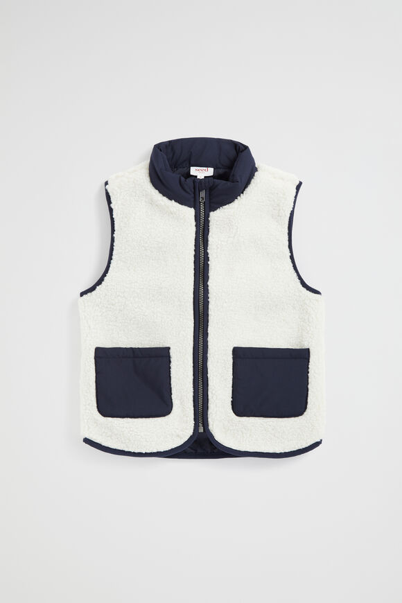 Sherpa Vest  Rich Cream  hi-res