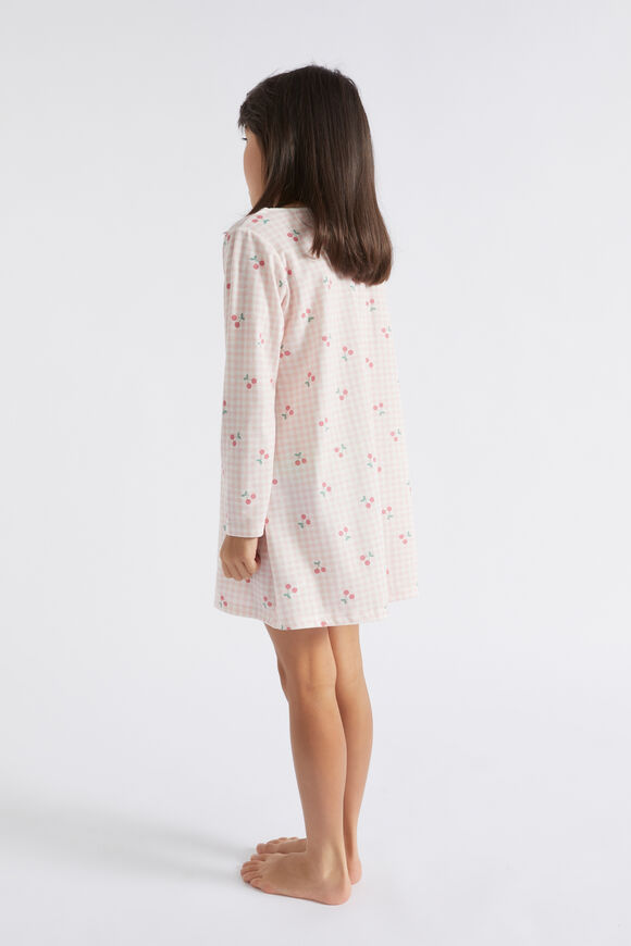 Cherry Gingham Nightie  Dusty Rose  hi-res
