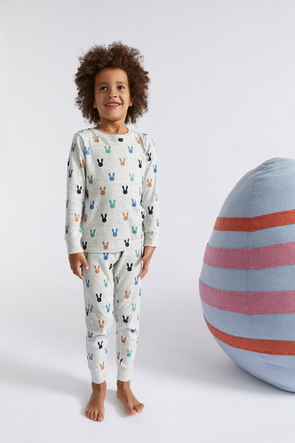 Mini Bunny Pyjama  Cloudy Marle  hi-res