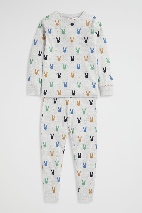 Mini Bunny Pyjama  Cloudy Marle  hi-res