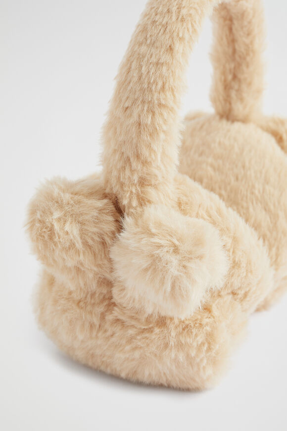 Bunny Ear Muff  Chai  hi-res