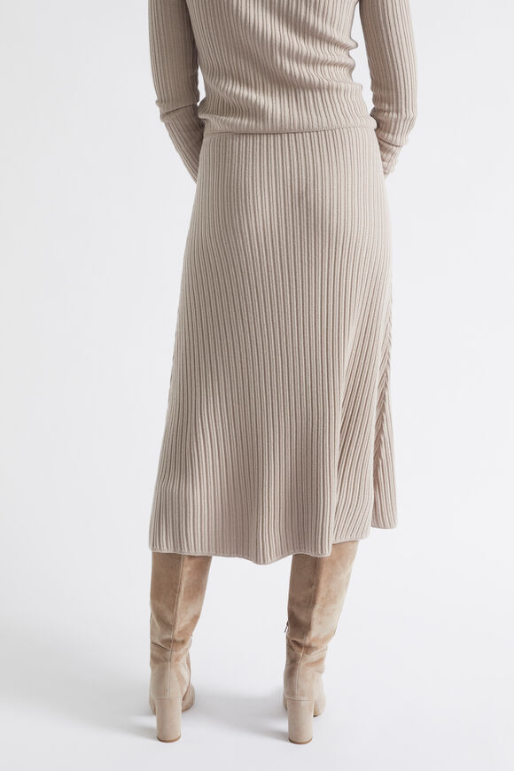 Relaxed Knit Skirt  Light Storm  hi-res
