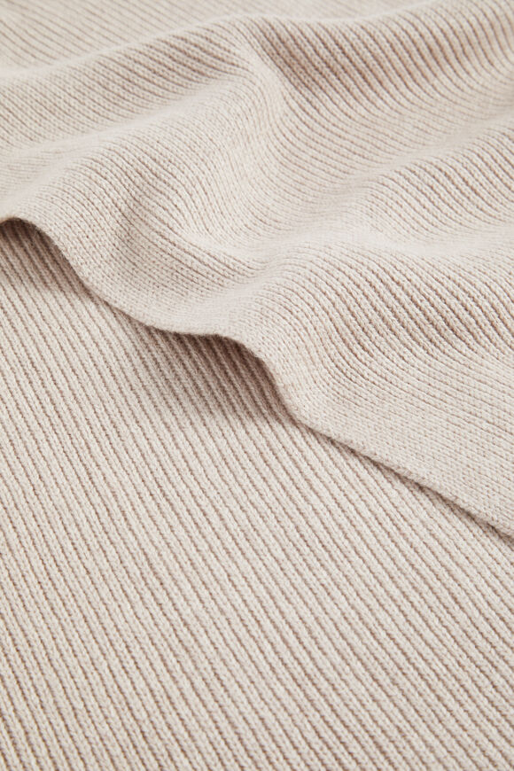 Rib Knit Scarf  Light Storm  hi-res