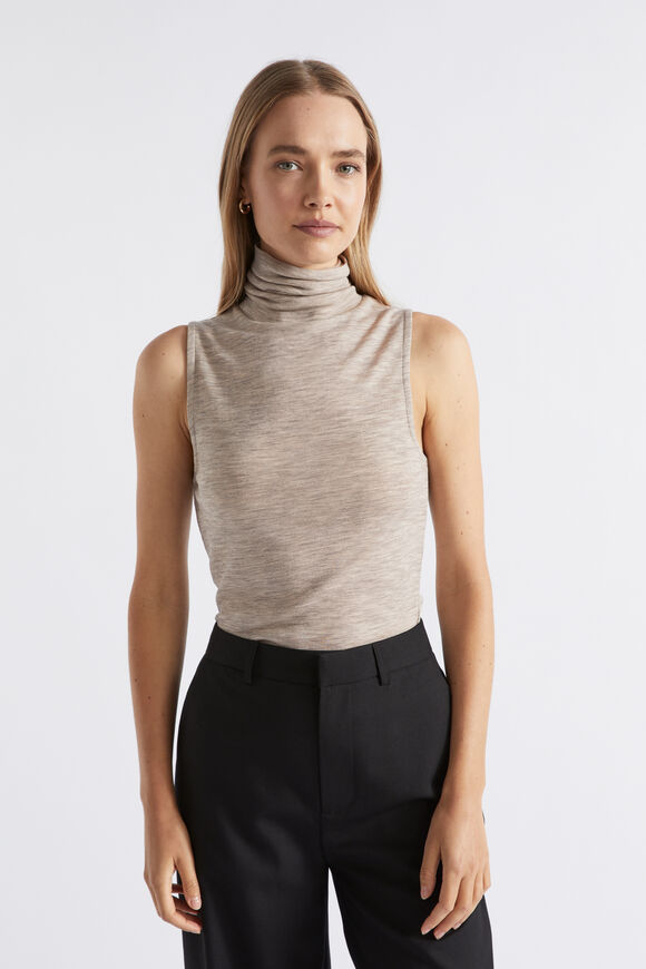Babywool Tank  Light Storm Marle  hi-res