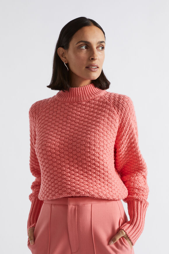 Crosshatch Crop Knit  Primrose  hi-res