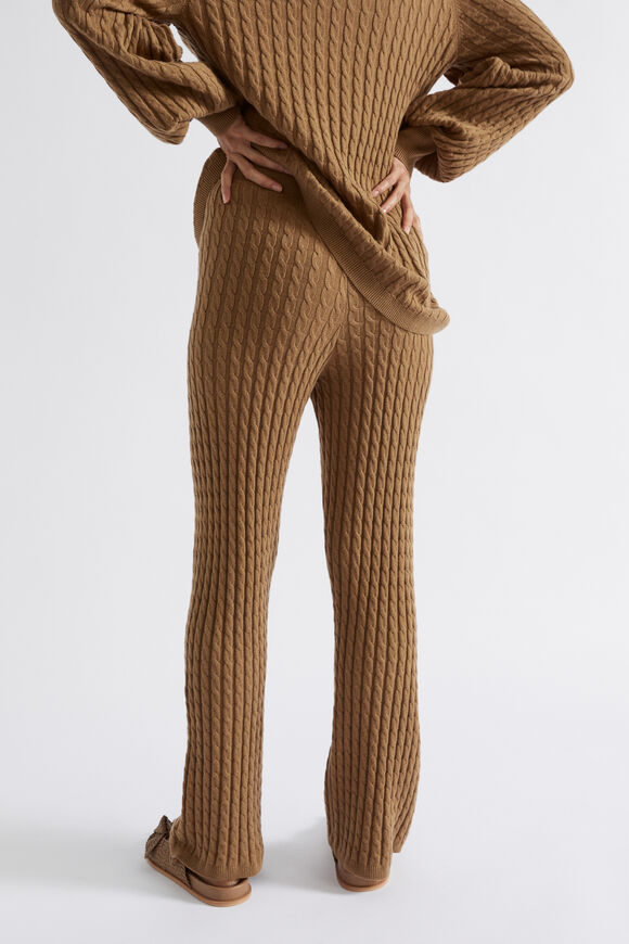 Mini Cable Knit Pant  Deep Brass  hi-res