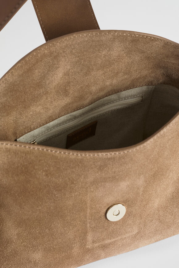 Leather Shoulder Bag  Deep Brass  hi-res