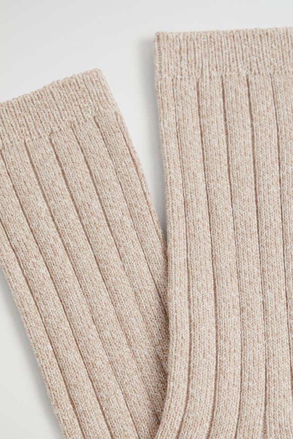 Marled Boot Sock  Storm Cream  hi-res