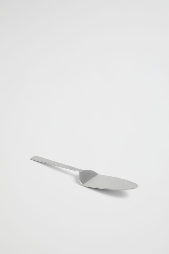 Luna Cake Server  Silver  hi-res