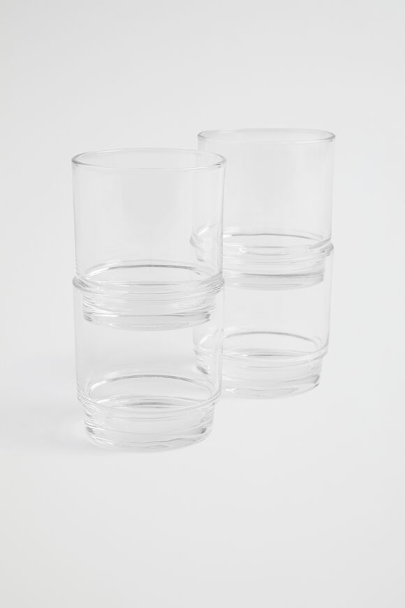 Haim Glasses Set of 4  Clear  hi-res