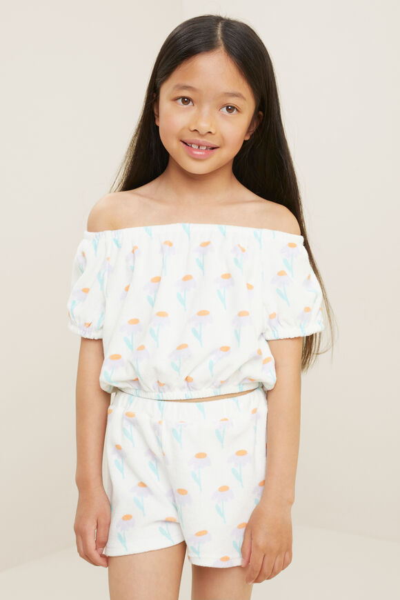 Terry Towel Top  Vintage White  hi-res