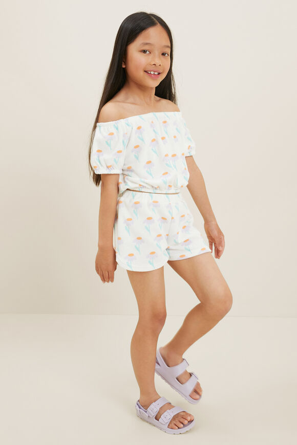 Terry Towel Top  Vintage White  hi-res